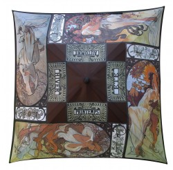 Ombrella : "Les quatre saisons" by Mucha