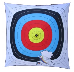 Advertising umbrella for "le club de tir à l'arc d'Aurillac"