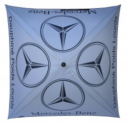 Advertising umbbrella for Mercédès-Benz "Dauphiné Poids Lourds"