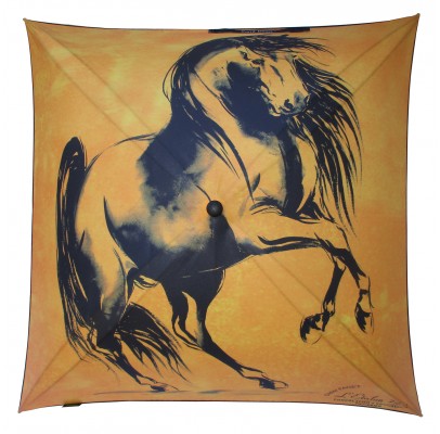 Advertising umbrella for "L'étalon-Noir" Chocolatier Didier FAGET