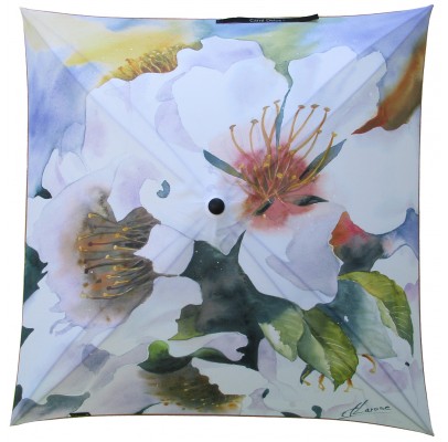 Umbrella coverage : " Fleurs de cerisiers " by Anne Larose
