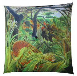 Couverture de parapluie : "Tempête en forêt" du Douanier ROUSSEAU