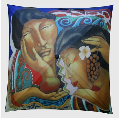 Umbrella coverage :   "La vague" by Patricia LEROUX