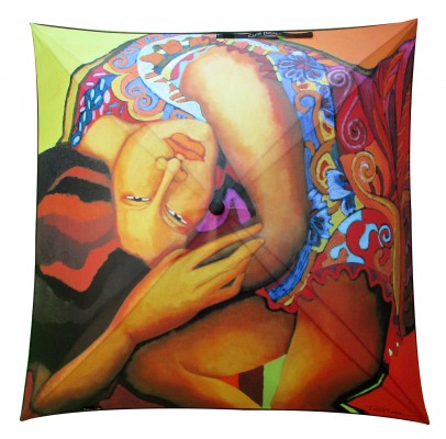 Umbrella coverage :  "Femmes lovée" by Patricia LEROUX