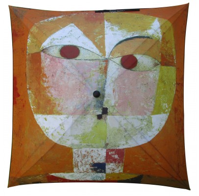 Umbrella coverage :  "Tête d'homme" by KLEE