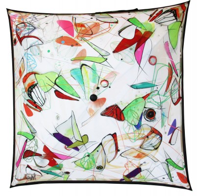 Parapluie Carré Delos: "Palpitation" B de MISS VANDEL