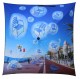 advertising umbrella for "Le relais de la chaise bleue" Nice 2019