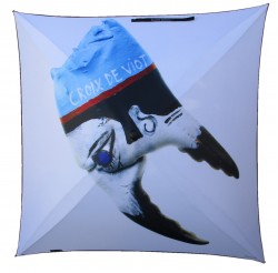 advertising umbrella for "AKKEN"