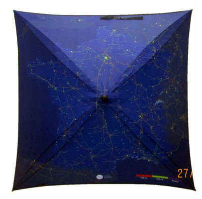 advertising umbrella for RTE Paris 2019
