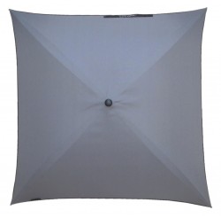 Ombrella Carré Delos solid lead gray