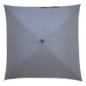 Ombrella Carré Delos solid lead gray