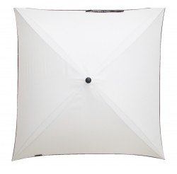 Ombrella Carré Delos solid ecru