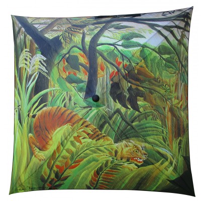 Parapluie:  "Tempête en forêt" du Douanier ROUSSEAU