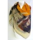 Foulard mousseline polyester (90x90) "Europe" de Christiane CASENEUVE