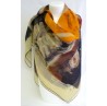 Foulard mousseline polyester (90x90) "Europe" de Christiane CASENEUVE