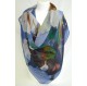 Scarf (90x90) "Le papillon" by Anne LAROSE