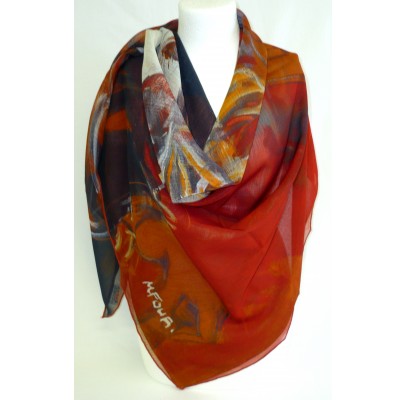 Scarf  (90x90) "Venise" de Michel FOUR