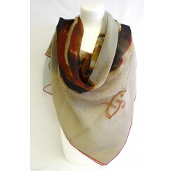 Foulard (90x90) "Le chat noir" de Théophile Alexandre STEINLEN