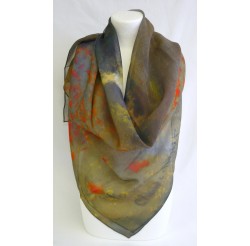 Foulard (90x90) "Les coquelicots" de Claude MONET