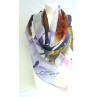 Scarf (90x90)  "Fleurs de cerisiers" by Anne LAROSE